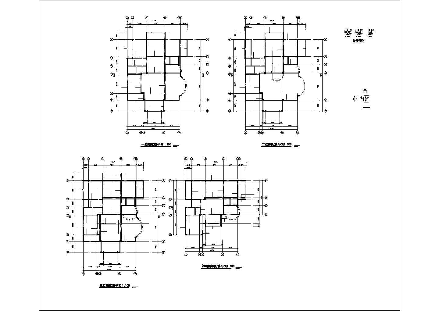 某高校教学综合楼建筑结构全套设计施工CAD图纸