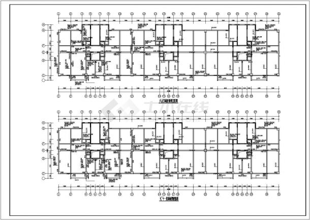 某框架剪力墙结构高层住宅楼设计施工CAD图纸-图二