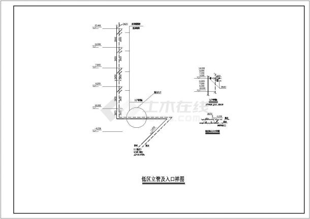 某十五层商用楼采暖通风CAD设计构造完整图-图一