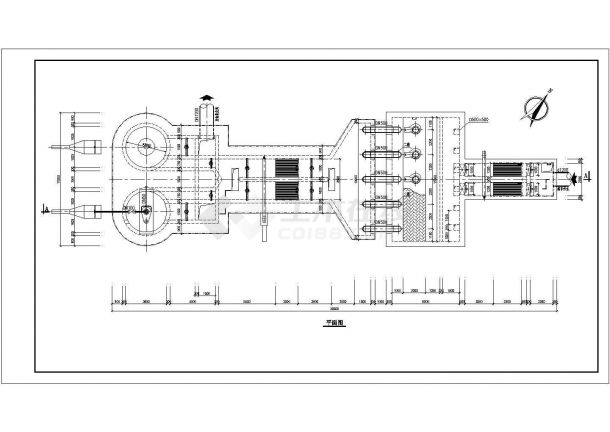 某格栅提升泵房及沉砂池CAD节点施工构造设计图-图二