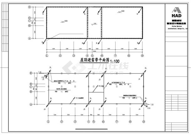 【福建】某高层办公楼水电设计CAD图纸-图二