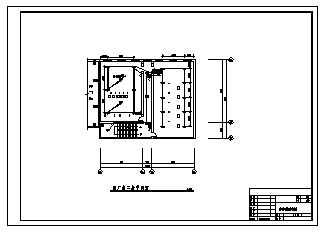 某市三层水电站工程电气施工cad图(含照明，照明设计)-图一