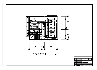 某市三层水电站工程电气施工cad图(含照明，照明设计)-图二