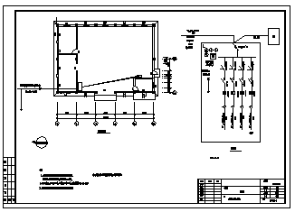 某食品锅炉房电气施工cad图(含照明系统设计)-图一