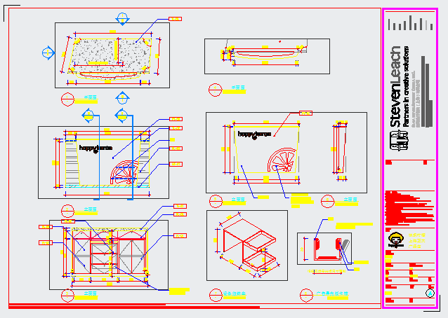 某正大广场店CAD构造设计施工图纸_图1