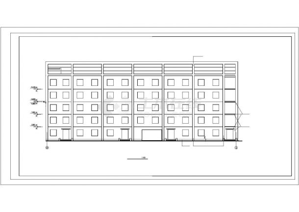 辽宁某中学五层框架结构教学楼设计cad全套建筑施工图（含设计说明）-图一