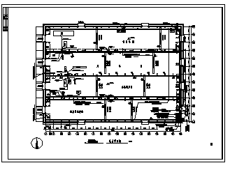 某市单层厂房铆焊车间电气施工cad图(含供配电、电力、照明、防雷接地等系统设计)