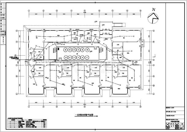 某三层幼儿园电气CAD全套设计施工图纸-图一