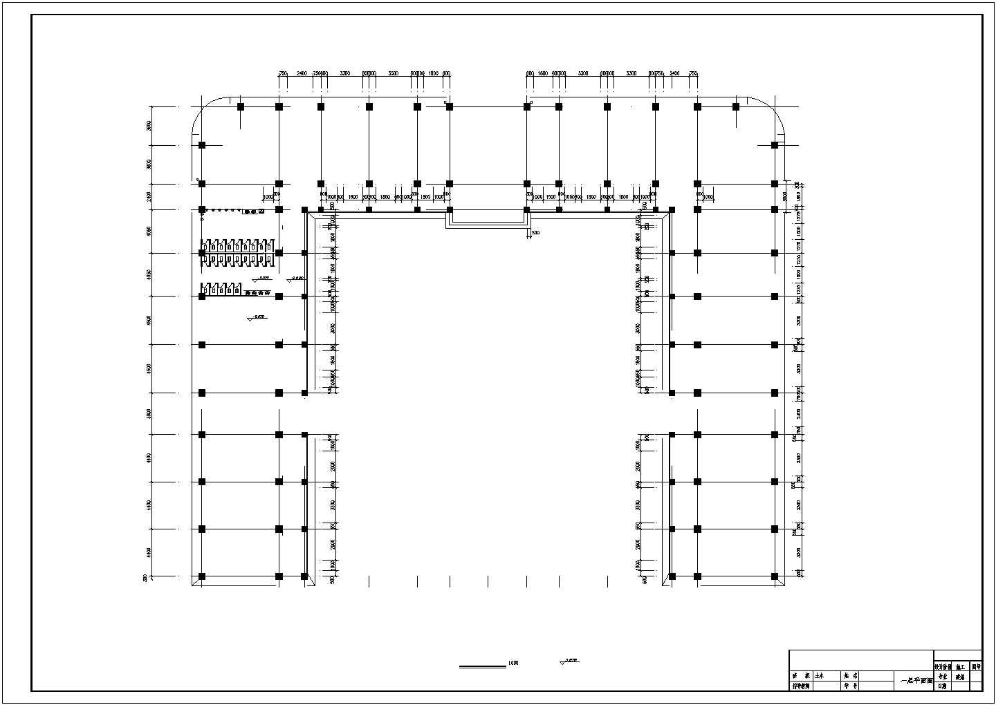 长沙中学教学楼建筑结构设计全套施工cad图