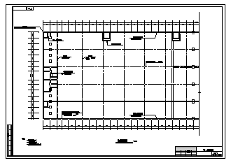 某市单层钢结构厂房生产车间电气施工cad图(含动力、照明、防雷、接地设计)-图二