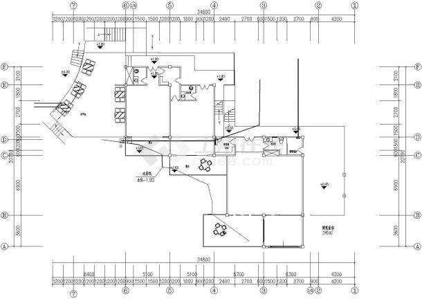 某广场电气CAD设计全套改造工程施工图纸-图二