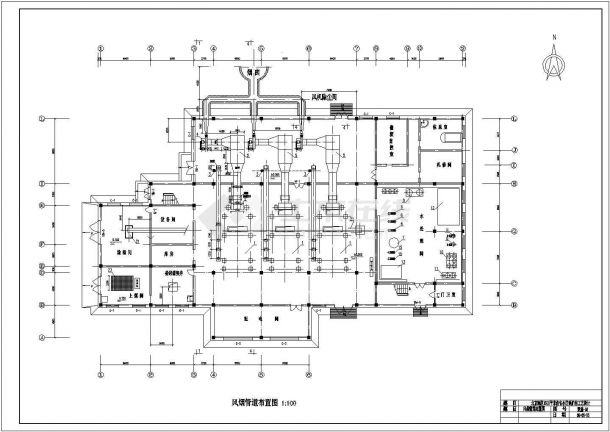 小区锅炉房工艺设计CAD图纸-图二