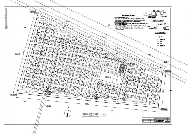 某地规划新村整套给排水CAD构造详细设计施工图纸-图二