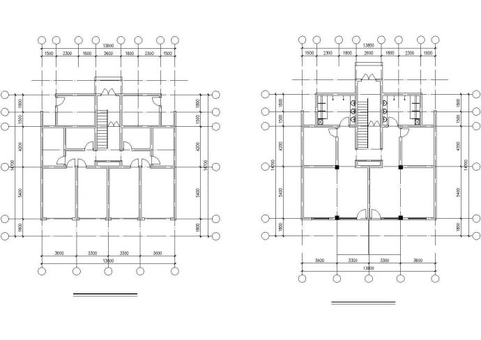 南京经典小户型住宅楼建筑施工设计方案图_图1