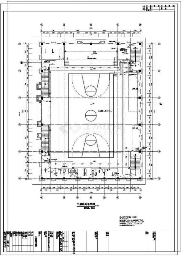 某小学教学楼及食堂全套电气CAD设计完整施工图纸-图二