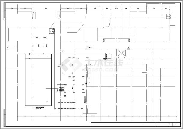 某高层居住小区给排水CAD设计完整施工图纸-图一