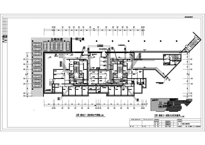 某住宅楼给排水CAD设计构造完整施工图_图1