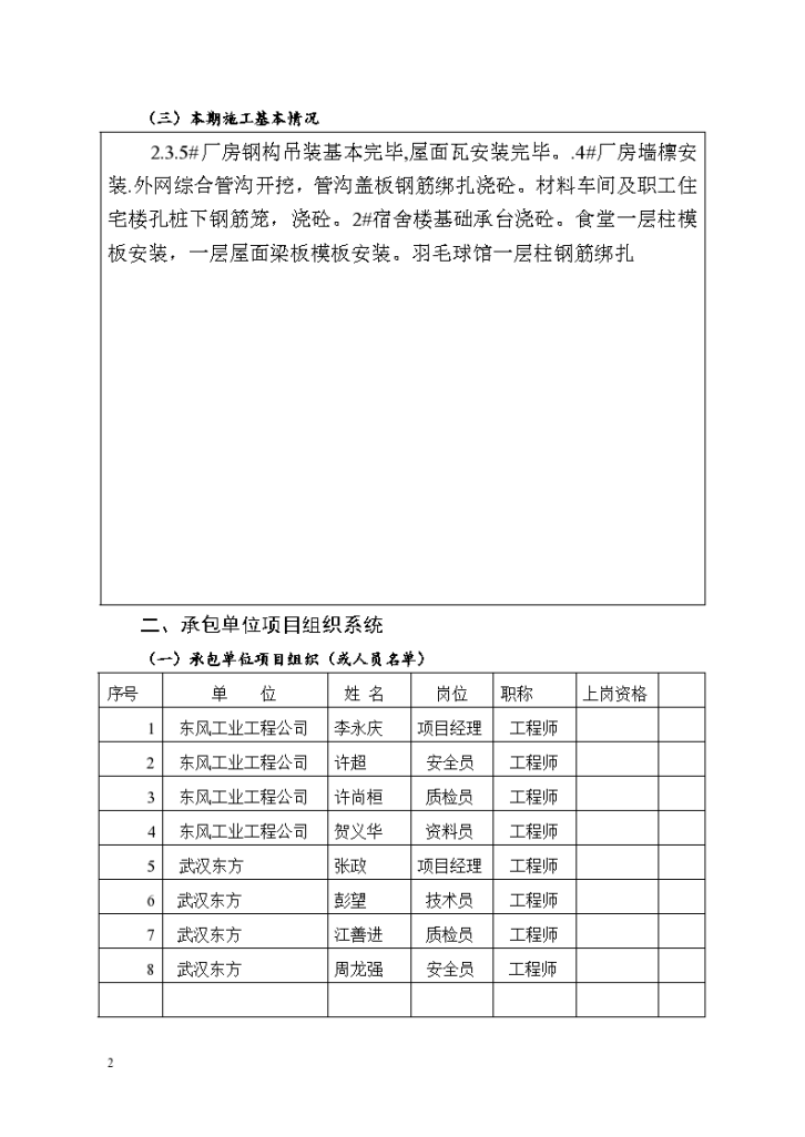 某机电设备有限公司装备工业园工程厂房监理月报-图二