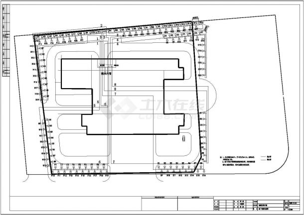 某综合楼大型地源热泵系统设计CAD施工图-图二