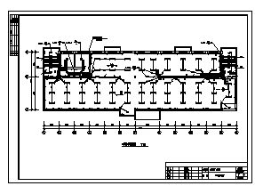 某四层工艺塑料厂综合楼电气施工cad图(含照明，消防设计)_图1