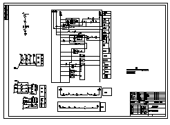 某城市焦化厂改造工程电气施工cad图(含高压开关柜二次接线控制原理图)-图一