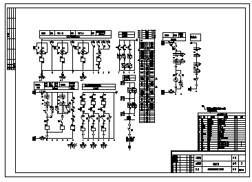 某市联合厂房电气施工cad图(含高低压系统设计图）-图一