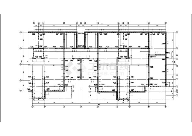 小高层住宅建筑结构施工CAD图纸-图一