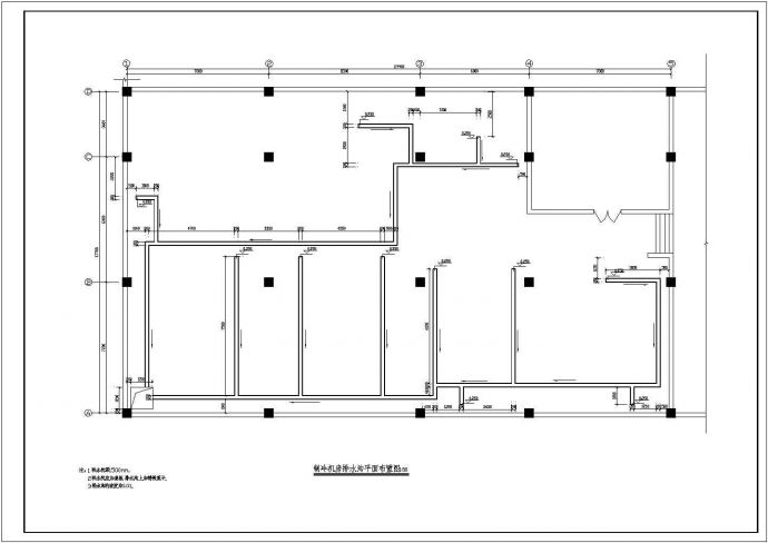某机房全套暖通设计施工CAD图_图1