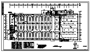 某四层重型注塑厂房电气施工cad图(含照明，动力配电，防雷，接地设计)-图一