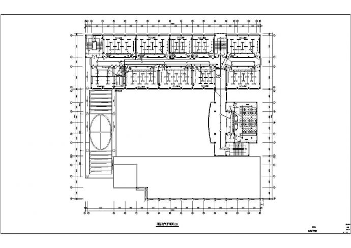 德州某1万平方米五层学院教学楼电气设计图纸，含电气设计说明_图1