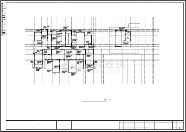 某地上27层剪力墙结构高层住宅楼结构设计施工CAD图纸-图一