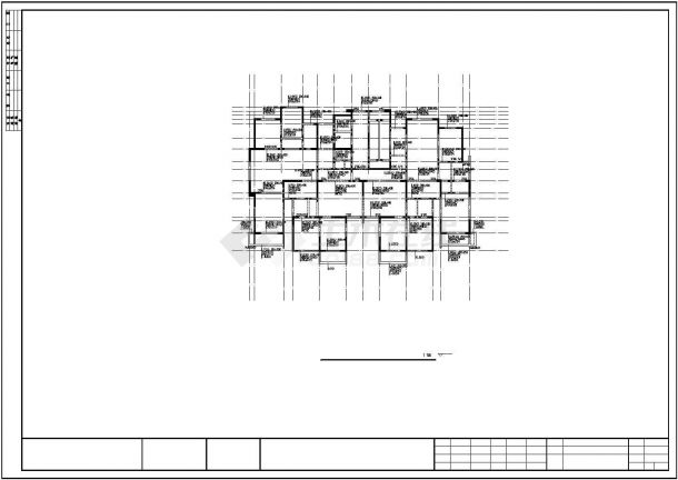 某地上27层剪力墙结构高层住宅楼结构设计施工CAD图纸-图二