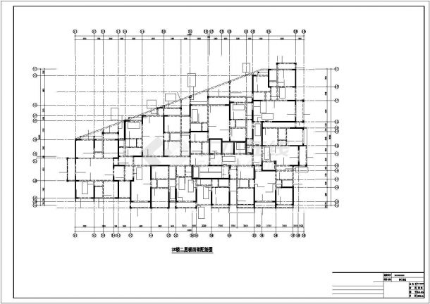 某地上25层剪力墙结构住宅楼结构建筑设计施工CAD图纸-图一