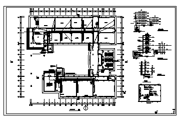 某市五层学院教学楼电气施工cad图(含供配电，弱电，电气，防雷与接地系统设计)-图二