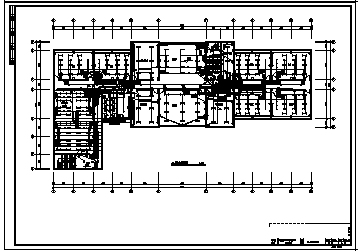 某市六层永久机电学校教学综合楼电气施工cad图(含照明配电，防雷接地系统设计)-图二