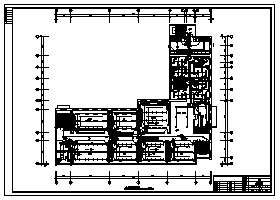 某四层办公室综合楼电气施工cad图(含照明，弱电，防雷接地系统设计)