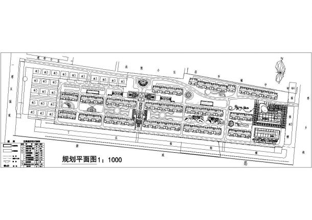 7.35万平米小区规划方案图-图一