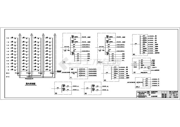 电气设计_某小区内综合配电设计CAD图-图一