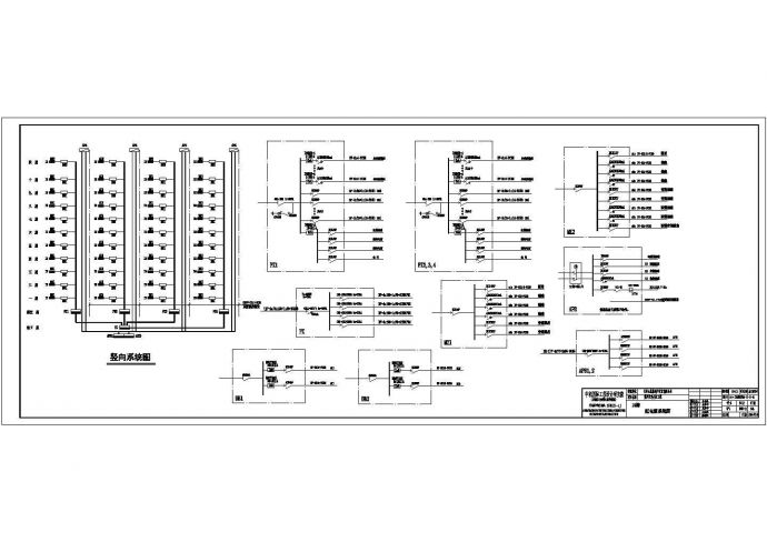 电气设计_某小区内综合配电设计CAD图_图1