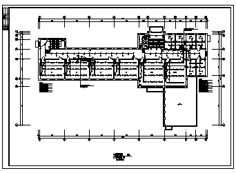 某市四层带地下室知名小学教学楼电气施工cad图(含照明配电，弱电，防雷接地系统设计)-图二