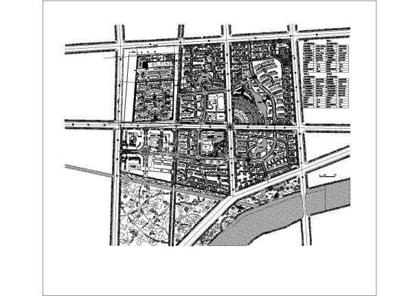 179035.4平米小区规划施工图-图一