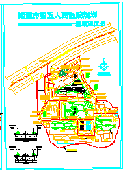 某医院规划cad施工图纸-图一