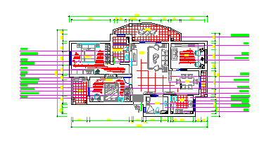 某经典家居装修设计CAD参考图-图二