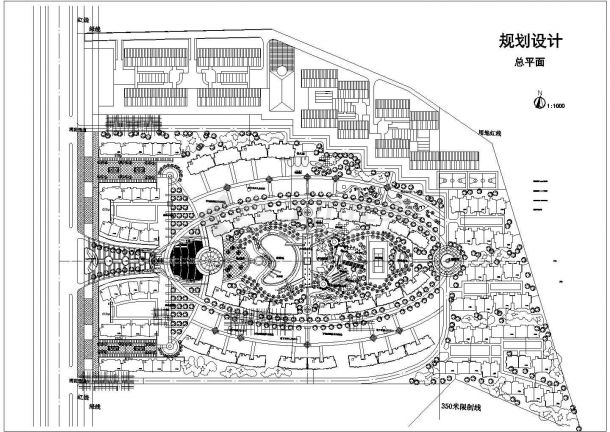 大型商品房规划设计方案图-图一