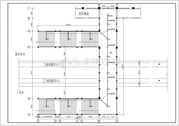 电气设计_某车站电气设计施工CAD图-图二