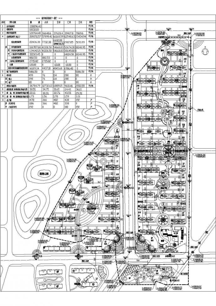 138896.43平米小区规划施工图_图1