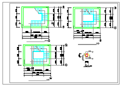 某全套别墅建筑结构设计CAD施工图纸-图二