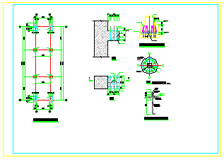 某人行天桥详细结构cad施工设计图_图1