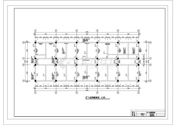 4119平米七层框架办公楼毕业设计（计算书、部分建筑、结构图纸）-图一