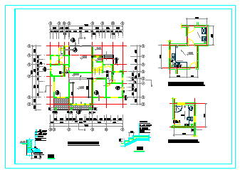 某三层别墅建筑cad施工设计图_图1
